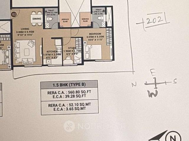2 BHK Flat In Sd Corp Aubburn For Sale In Kandivali East