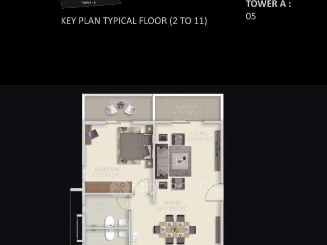 2 BHK Flat In Signature Altius For Sale In Kollur