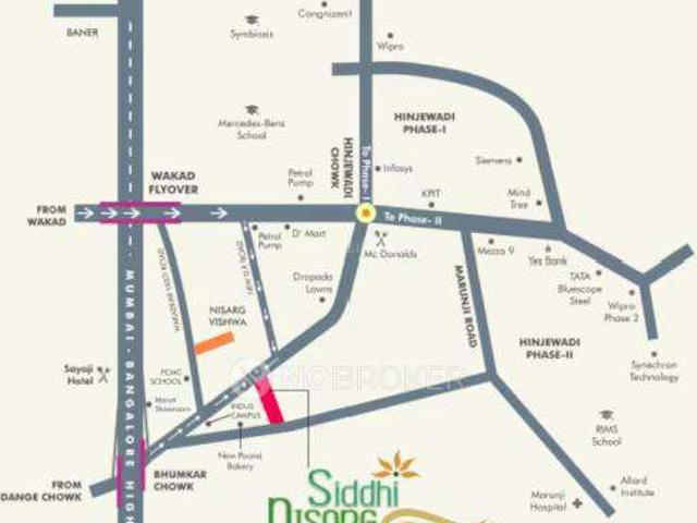 2 BHK Flat In Siddhi Nisarg For Sale In Wakad