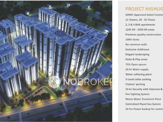 2 BHK Flat In Smr Vinay Iconia For Sale In Kondapur