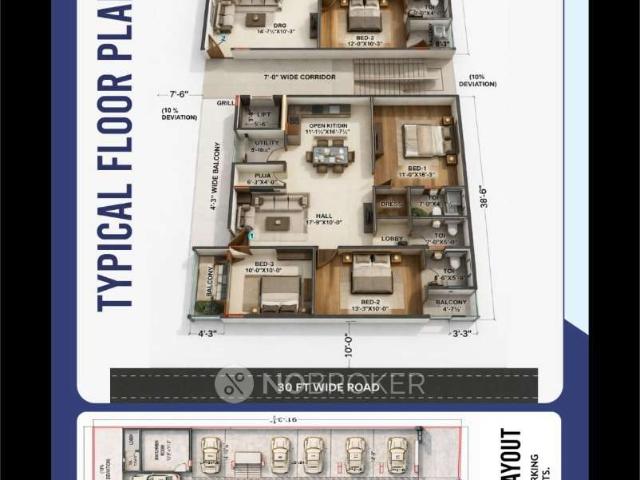 2 BHK Flat In Sree Sadan Apartments For Sale In Nagole
