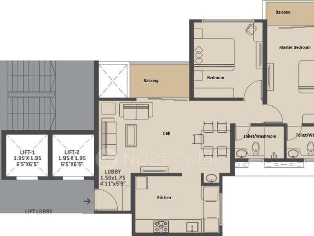 2 BHK Flat In Vtp Euphoria For Sale In Kharadi