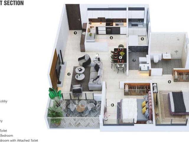 2 BHK Flat In Venkatesh Graffiti Glover For Sale In Keshav