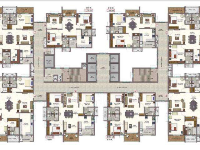 2 BHK Flat In Visions Arsha For Sale In Tellapur