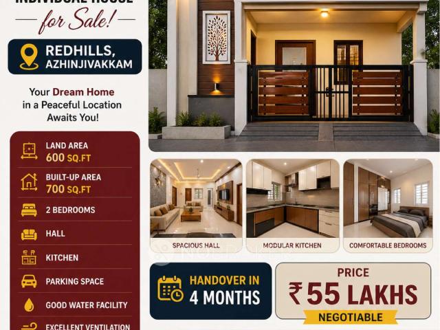 2 BHK House For Sale In Red Hills