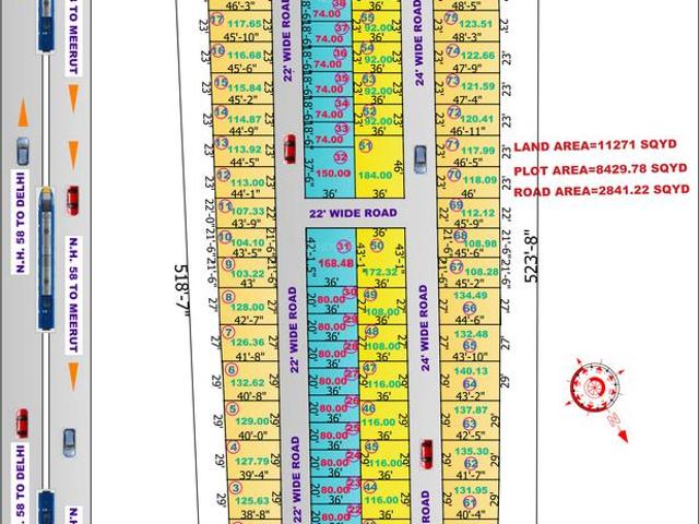2 BHK Independent House in Duhai for resale Ghaziabad. The reference number is 20745149