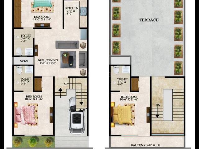 2 BHK Independent House in Noida Extension for resale Greater Noida. The reference number is 11722493
