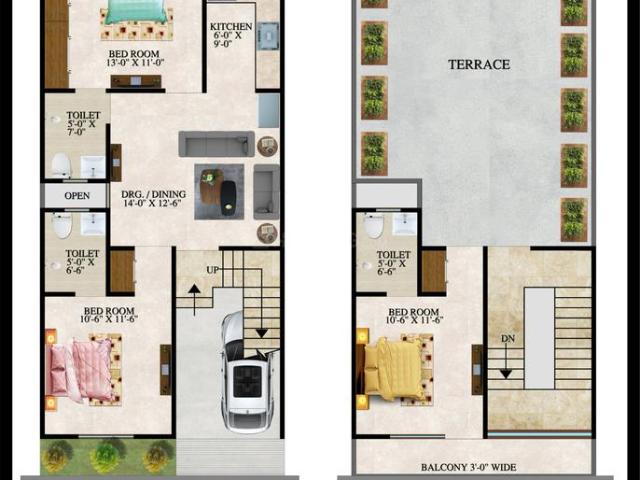 2 BHK Independent House in Noida Extension for resale Greater Noida. The reference number is 11722493