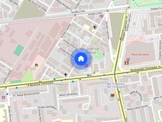 2 CAMERE, 57 mp, etajul 1, mobilat utilat, Lujerului, Plaza Romania