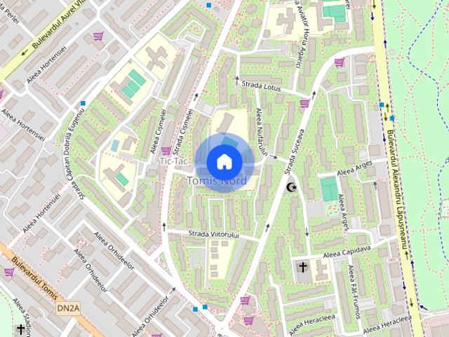 2 camere, Tomis Nord Campus Ovidius, vedere lac, complet mobilat si ut