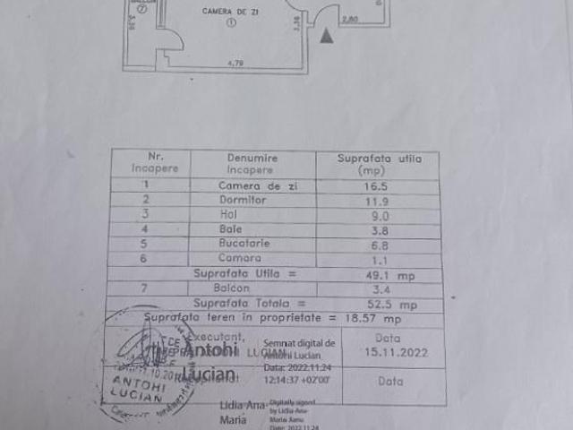 2 camere, apartament de vanzare Braila judet, Strada General Eremia Grigorescu 9256 •