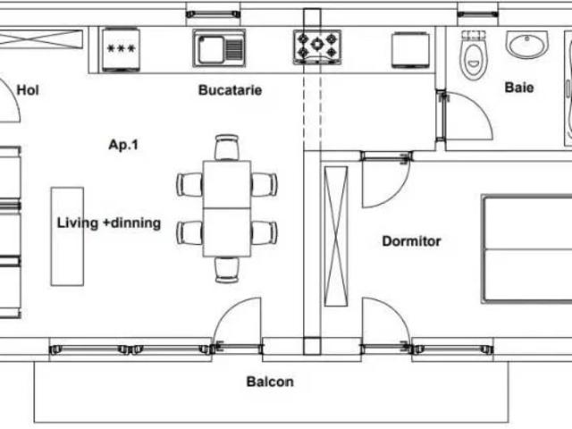 2 camere, apartament de vanzare Iasi judet, Rediu 8775 •