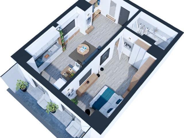2 camere, apartament de vanzare Iasi judet, Strada Hlincea 7590 •