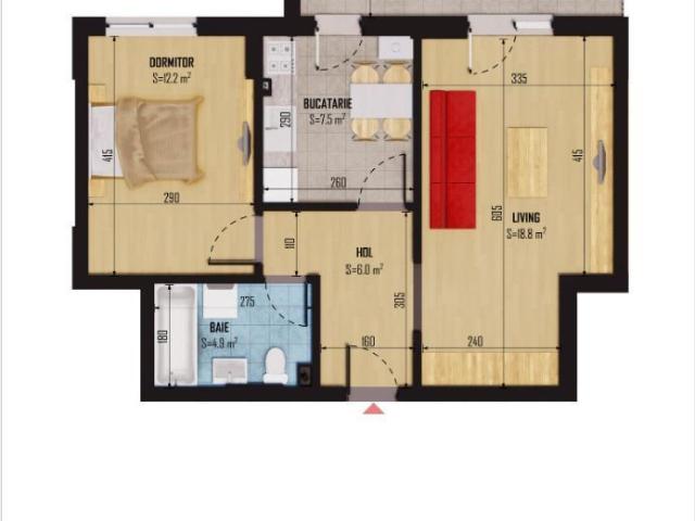 2 camere, apartament de vanzare Ilfov judet, Bragadiru 8664 •