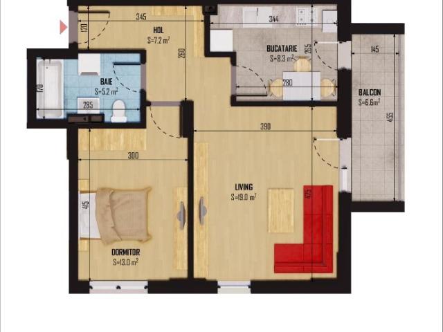 2 camere, apartament de vanzare Ilfov judet, Bragadiru 8879 •