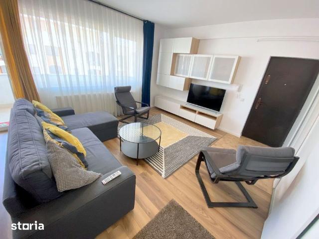 2 camere, bloc nou, mobilat modern, cu parcare, in Buna Ziua zona LIDL