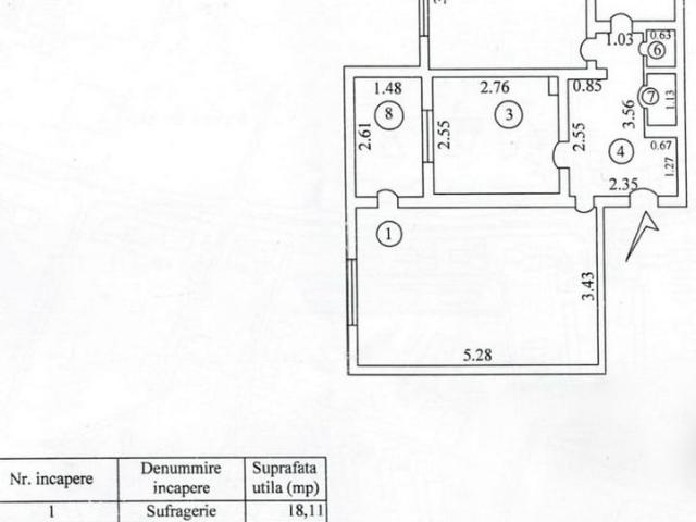 2 camere, Mazepa 2, etaj 1, liber