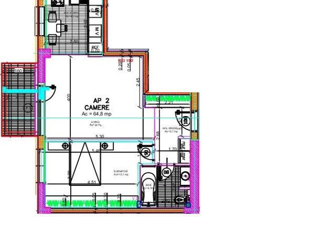 2 Camere Parcare Et. 2/10 Atrium PLaza Sisesti