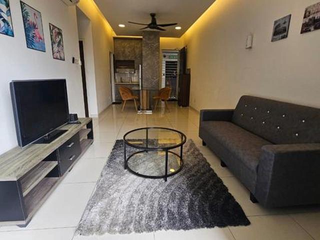 2 Car ParkFully Furnished Seasons Garden Wangsa Maju LRT Rampai