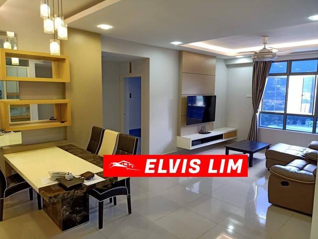 2 Car parks All Seasons Park 1091sqft Farlim Ayer Itam Fullt Furnished