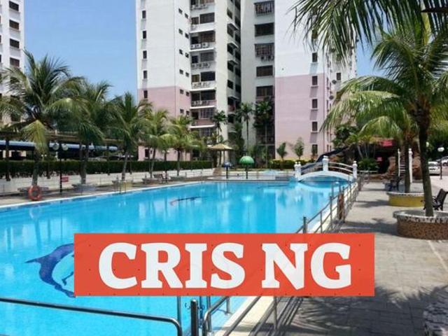2 CARPARKS Pearl Garden 1200sf Basic Renovated Sungai Ara CHEAPEST