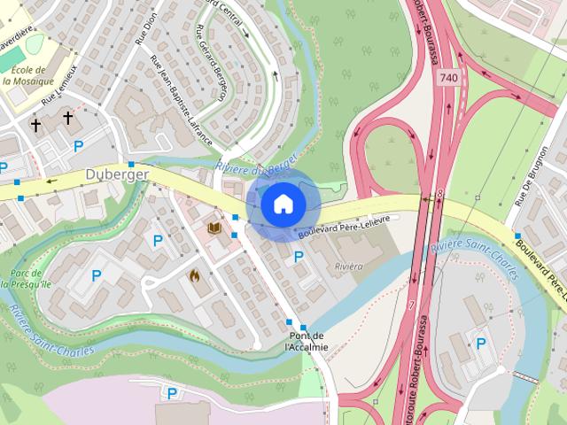 2 CH 1 SDB Québec $1,197 /mo