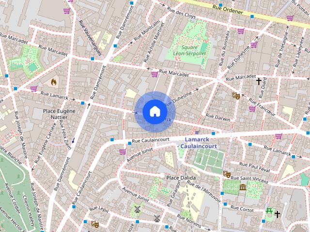 2 chambres, Montmartre Paris 18e