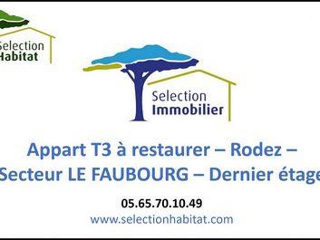 2 chambres, RODEZ Midi Pyrénées 12000 85454530