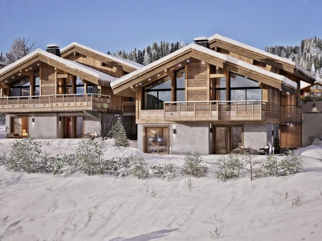 2 chalets indépendants en plan, 5 chambres chacun, orientati. m² Châtel