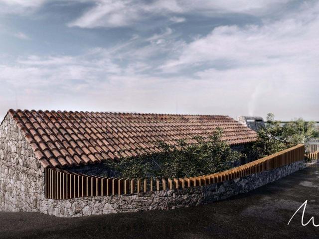 2 Imóveis em Pedra Tradicional com Projecto Arquitectónico. Propriedades com Terreno e Vista Mar, em Nordeste