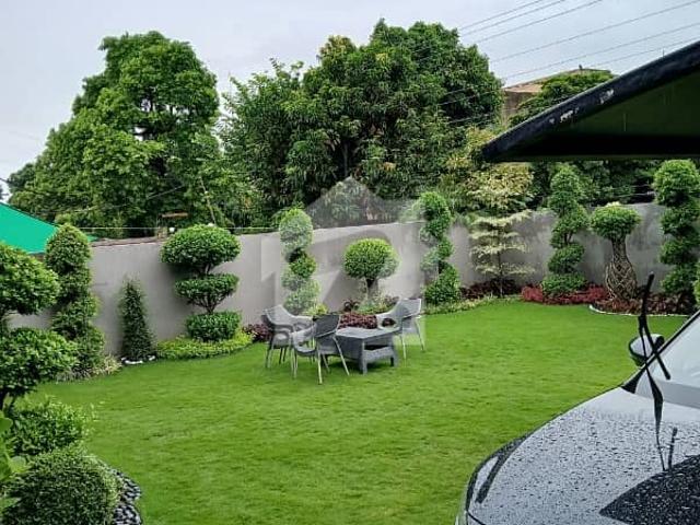 2 Kanal Beautiful House For Sale In Abu Bakar Block Garden Town Back Side Of Canal Road