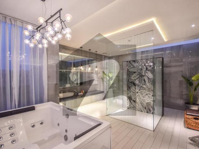 2 Kanal Brand New Facing Park Swimming Pool Fully Furnished Modern Bungalow With Home Theater Gym For Sale In Phase 6 DHA Phase 6