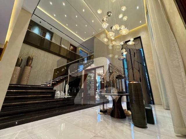 2 Kanal Brand New Luxury Modern Design Fully Furnished Full Basement With Swimming Pool With Home Theatre DHA Phase 6