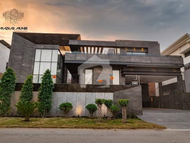 2 Kanal Brand New Luxury Mazhar Munir Design Most Beautiful Full Basement Fully Furnished Home Theater Swimming Pool GYM Lift Bungalow For Sale At Prime Location Of DHA Lahore Near To Park Masjid &A Commercial Market