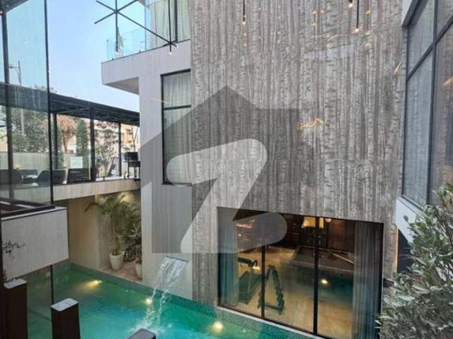 2 Kanal Brand New Luxury Ultra Modern Design Most Beautiful 8 Bedroom Full Basement Fully Furnished Home Theater Swimming Pool GYM Lift Bungalow For Sale at Prime Location of DHA Lahore Near To Park Masjid & Commercial Market. DHA Phase 6 Block D