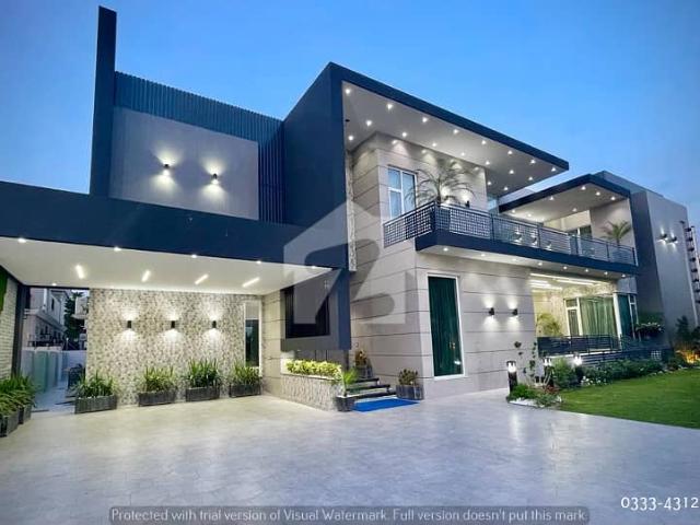 2 Kanal Brand New Luxury Ultra Modern Design Most Beautiful Full Basement Fully Furnished Home Theater Swimming Pool Gym Lift Bungalow At Prime Location Of DHA Lahore Near To Park Masjid &Amp  Commercial Market. Kfc & Tim Hortnos