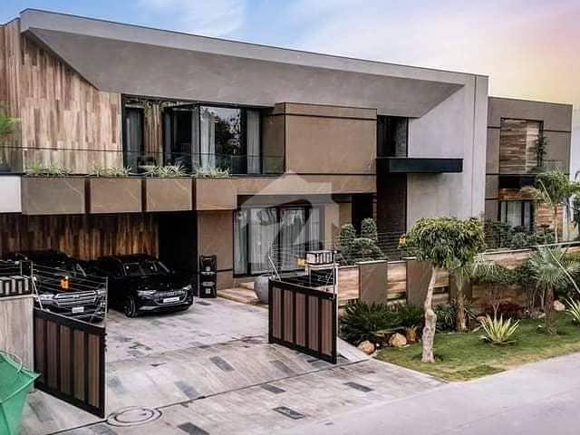 2 Kanal Brand New Luxury Ultra Modern Design Most Beautiful Fully Furnished Bungalow For Sale At Prime Location Of Dha Lahore Near To Park &Amp  Commercial Market