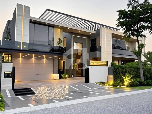 2 Kanal Brand New Luxury Ultra Modern Design Most Beautiful Fully Furnished Swimming Pool Bungalow For Sale at Prime Location of DHA Lahore Near To Park Masjid & Commercial Market