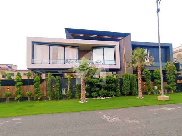 2 Kanal Brand New Luxury Ultra Modern Design Most Beautiful Semi Basement Fully Furnished Swimming Pool Bungalow For Sale At Prime Location Of DHA Lahore Near To Park Masjid & Commercial Market