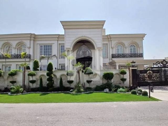 2 Kanal Brand New Spanish Design Most Beautiful Full Basement Fully Furnished Home Theater Swimming Pool Bungalow 25 KV Solar Installed For Sale At Prime Location Of Dha Lahore Near To Park & Commercial Market