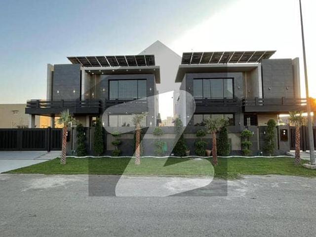 2 kanal dupilex 2 houses elegant and brand new super hot located bungalows is available in the best block of dha lahore