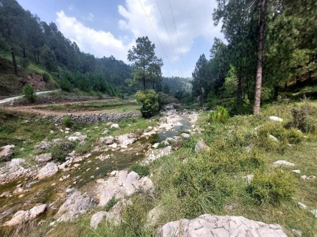 2 kanal farmhouse plot for sale 80 foot front Islamabad Pir Sohawa ID 94149