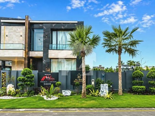 2 Kanal House +1 Kanal Lawn Top Quality Build Luxurious Beautiful Ultra Modern Design Villa Full Furnished With Basement For Sale In DHA Lahore Phase 7 Prime Location