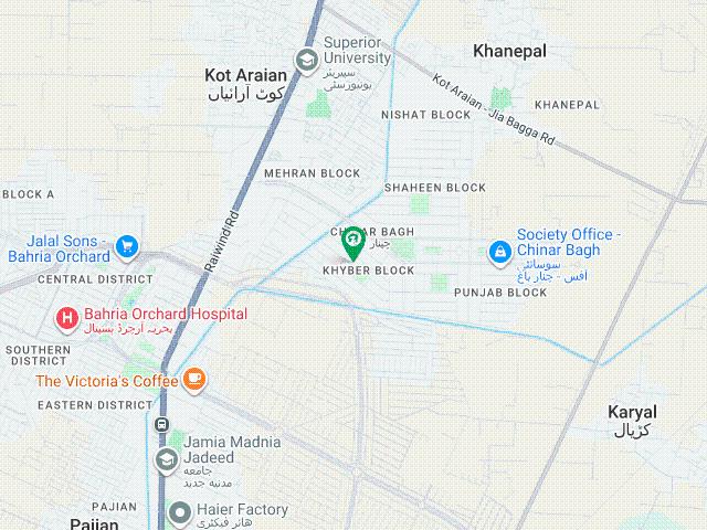 2 Kanal LDA Approved Plot For Sale In Chinar Bagh Society Raiwind Road Lahore Khyber Block Demand 300 Lac