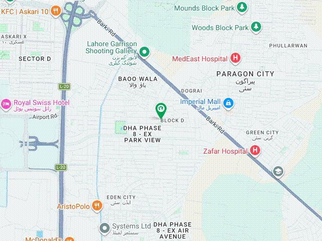 2 Kanal Residential Plot Block D At Prime Location For Sale In Ex Park View Phase 8 Lahore