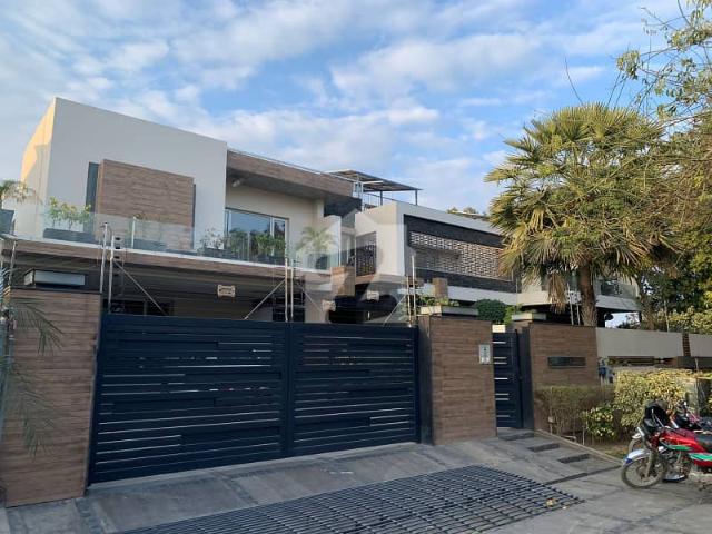 2 Kanal Slightly Used Like Brand New 7 Bed Room Modern Design Most Beautiful Full Basement Bungalow With Home Theater Swimming Pool For Sale Near To Jalal Sons At Prime Location Of Dha Lahore