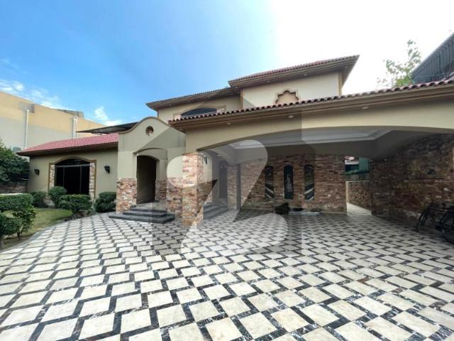 2 Kanal Slightly Used Spanish Design House For Rent In DHA Phase 2 Block R Lahore. DHA Phase 2 Block R