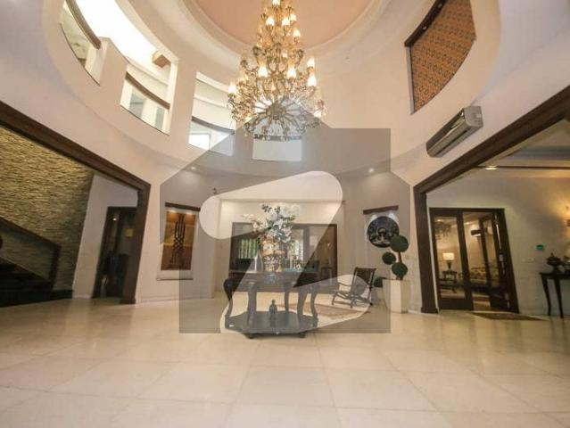 2 Kanal Slightly Used Spanish Design Most Beautiful Bungalow For Sale At Prime Location Of DHA Lahore Near To Park & Commercial Market