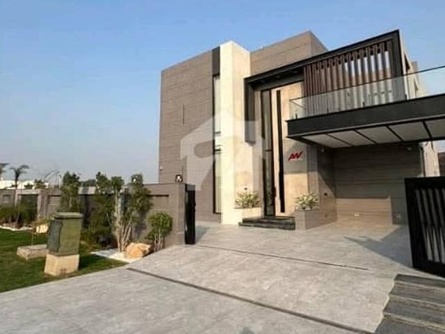 2 kanal 1 kanal modren house+ 1 kanal lawn elegant and fully furnished super hot located bungalow is available in the best block of dha lahore