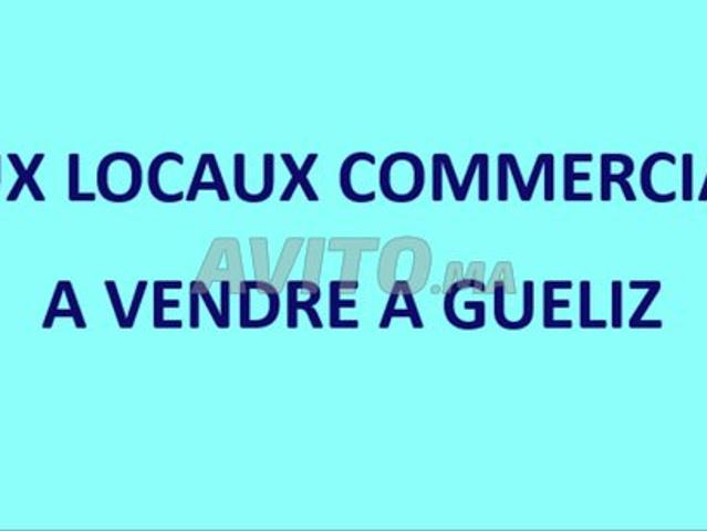 2 locaux commerciaux a vendre a gueliz